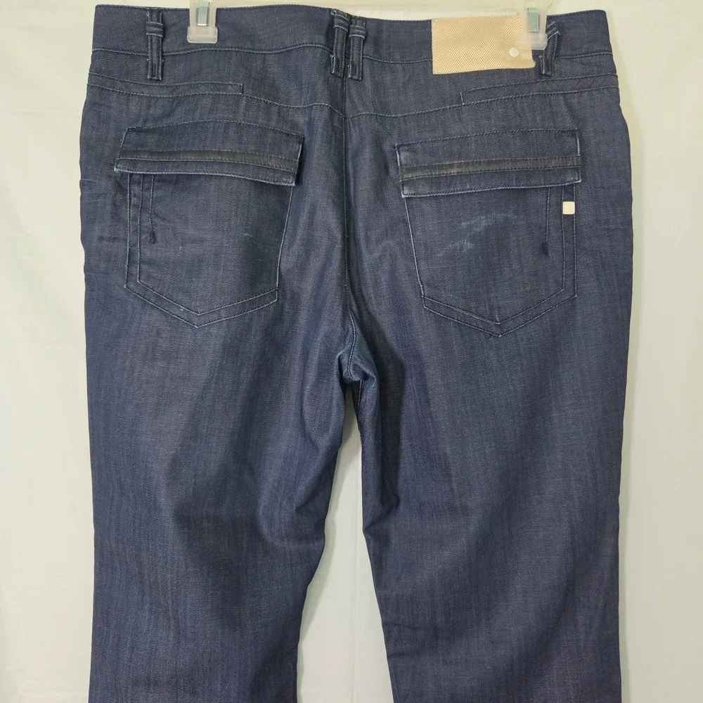 Five Four Mens Relaxed Fit Straight Leg Jeans Indigo Blue Denim Size 38